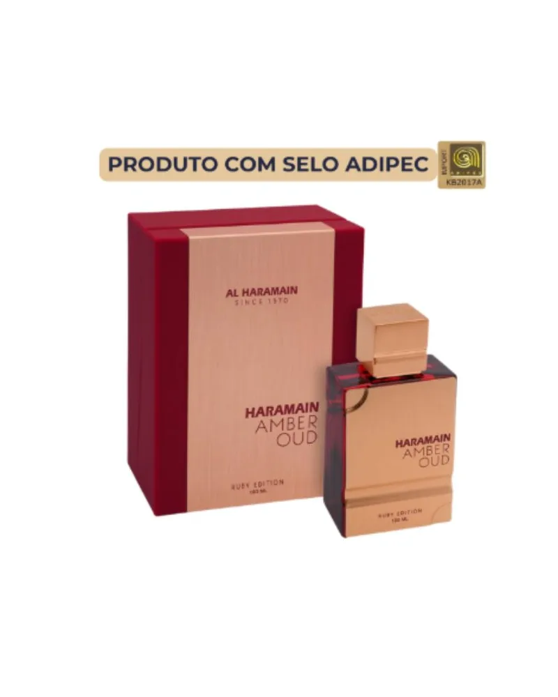 Amber Oud Ruby Edition Al Haramain Eau de Parfum - Perfume Compartilhável 100ml — Al Haramain