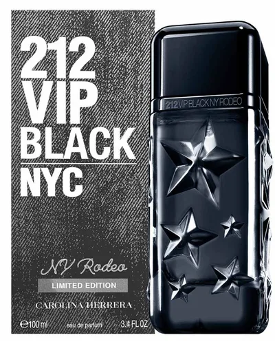 212 Vip Black NYC Rodeo Carolina Herrera Eau de Parfum - Perfume Masculino 100ml