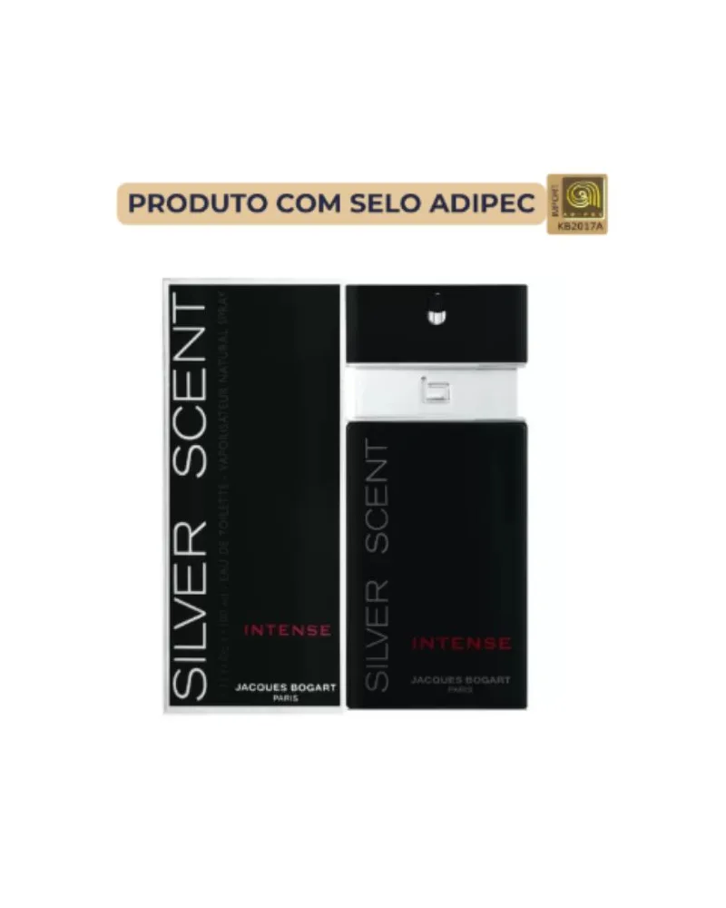 Silver Scent Intense Jacques Bogart Eau de Toilette - Perfume Masculino 100ml — Jacques Bogart