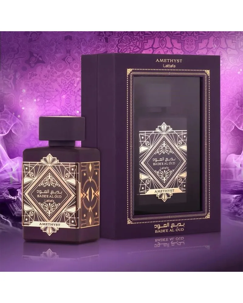 Bade'e Al Oud Amethyst Lattafa Eau de Parfum - Perfume Compartilhável 100ml — Lattafa