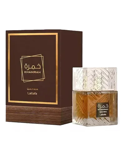 Khamrah Qahwa Lattafa Eau de Parfum - Perfume Compartilhável 100ml
