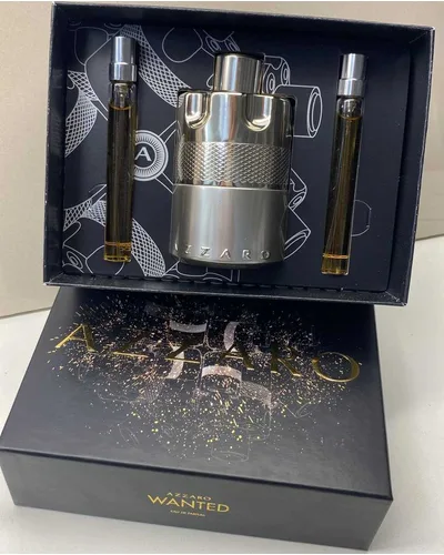 Kit Wanted Azzaro Eau de Parfum - Perfume Masculino 100ml + (2) 10ml