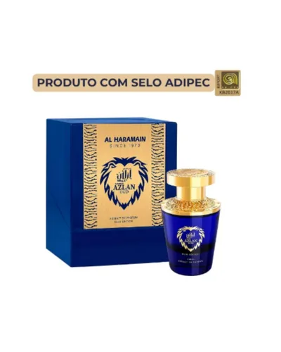 Azlan Oud Bleu Edition Al Haramain Extrait de Parfum - Perfume Compartilhável 100ml