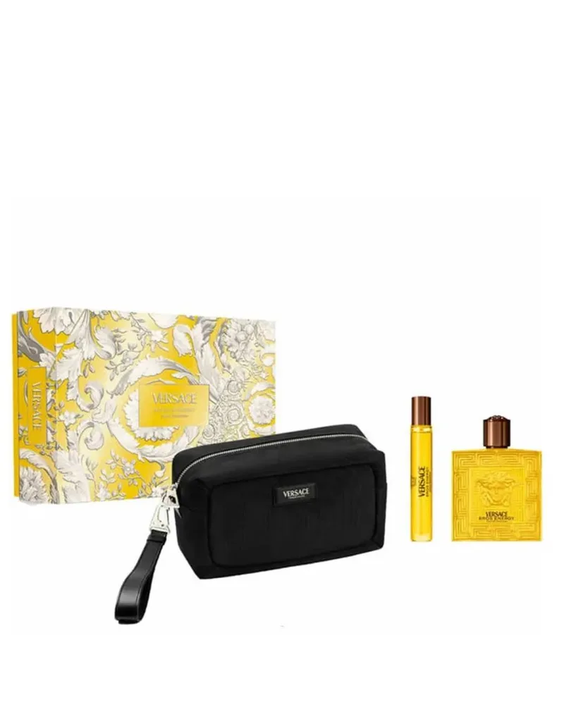 Kit Eros Energy Versace Eau de Parfum - Perfume Masculino 100ml + 10ml + Necessaire — Versace