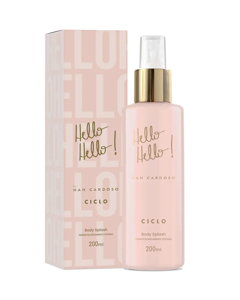 Body Splash Ciclo Hello Hello Nah Cardoso 200ml — Ciclo Cosméticos