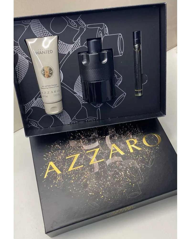Kit The Most Wanted Azzaro Eau de Parfum Intense - Perfume Masculino 100ml + 10ml + Shampoo 75ml — Azzaro