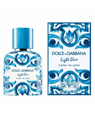 Light Blue Capri in Love Pour Homme Dolce & Gabbana Eau de Parfum - Perfume Masculino 50ml