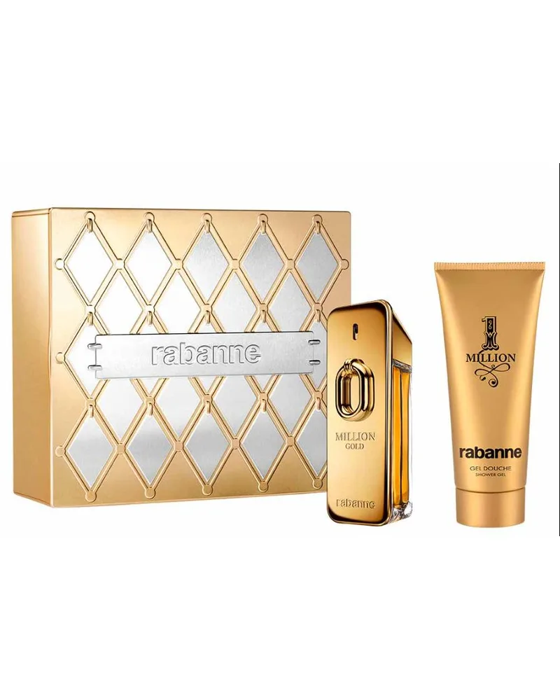 Kit Million Gold Rabanne Eau de Parfum Intense - Perfume Masculino 100ml + Shower Gel 100ml — Rabanne