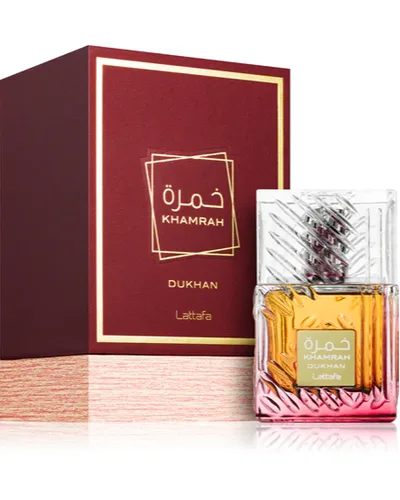 Khamrah Dukhan Lattafa Eau de Parfum - Perfume Compartilhável 100ml