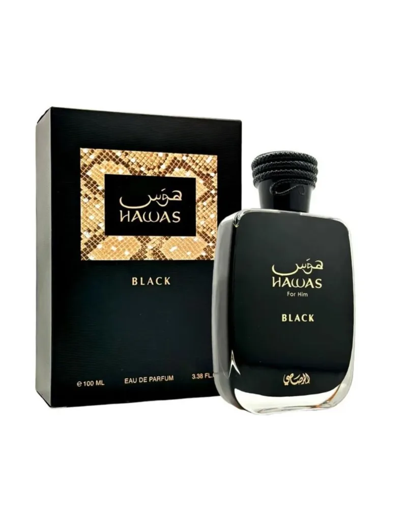 Hawas Black Rasasi Eau de Parfum - Perfume Masculino 100ml — Rasasi