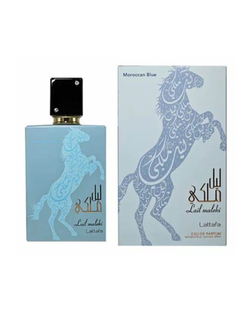 Lail Maleki Moroccan Blue Lattafa Eau de Parfum - Perfume Masculino 100ml — Lattafa