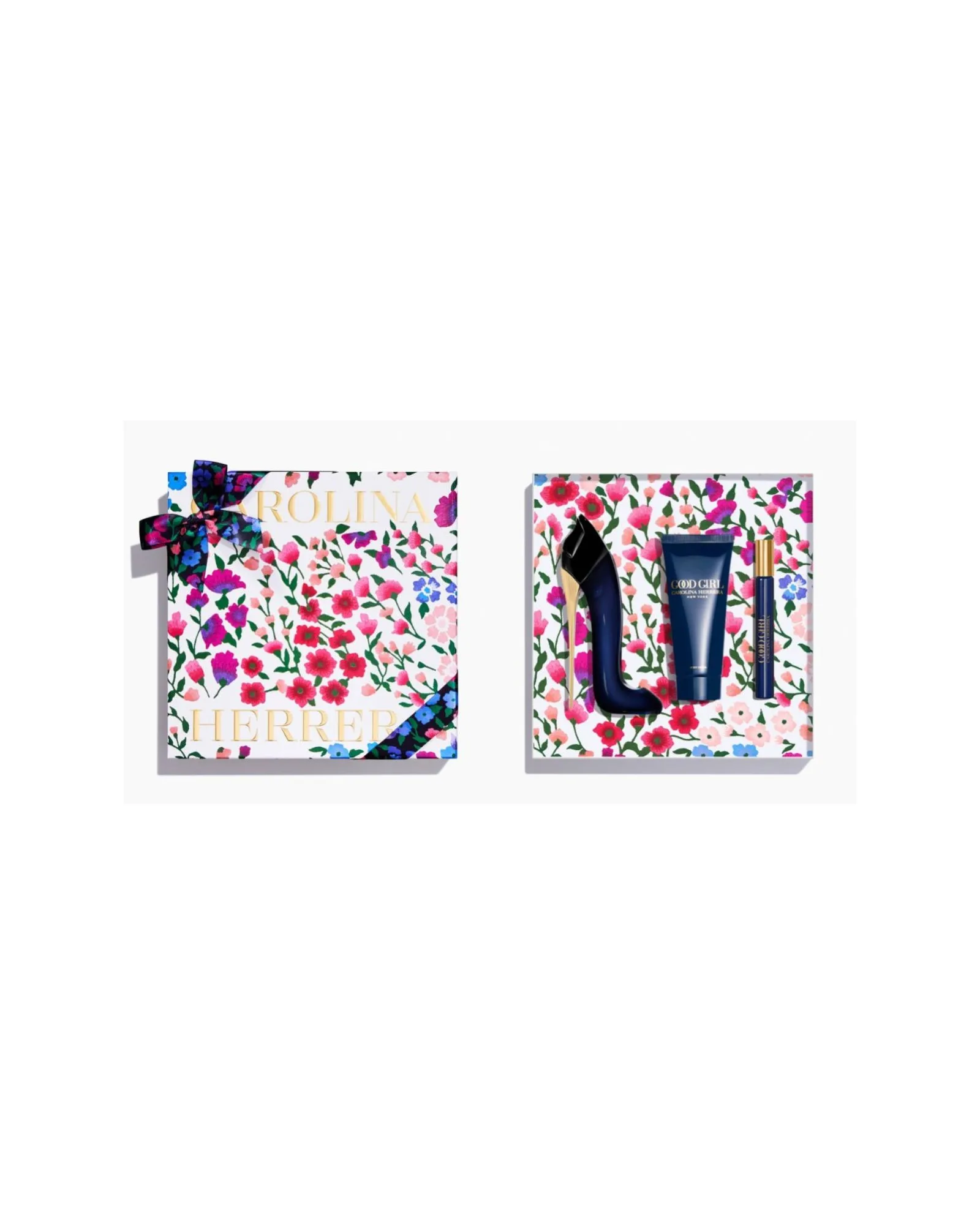Kit Good Girl Carolina Herrera Eau De Parfum Perfume Feminino - 80ML + Loção Corporal 100ML + Tamanho Viagem 10ML